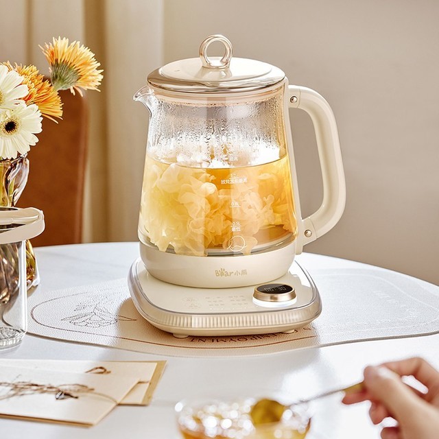 润养身心一壶足以！小熊电器小气泡养生壶精致养生必备