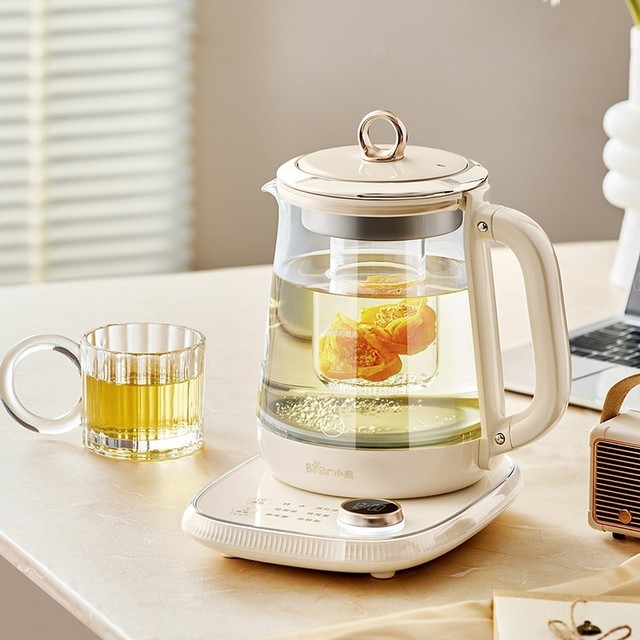 润养身心一壶足以！小熊电器小气泡养生壶精致养生必备