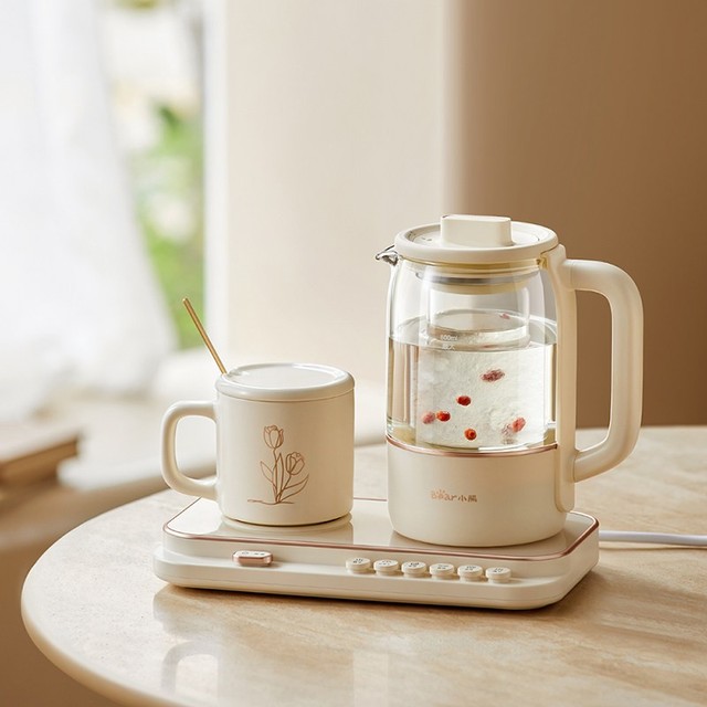 润养身心一壶足以！小熊电器小气泡养生壶精致养生必备