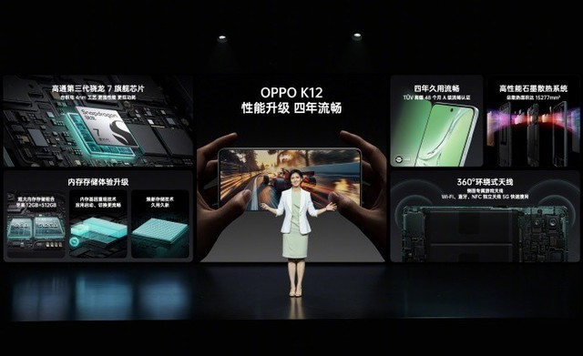 OPPO K12发布会汇总 1799元起售普及快充长续航