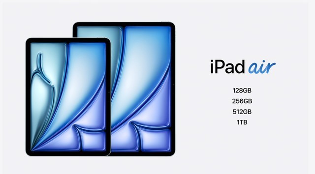 新iPad Air起售价599美元，搭载M2处理器