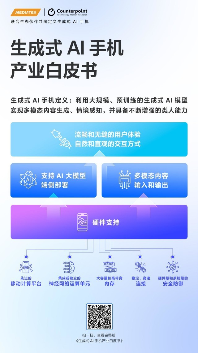 推动智能手机行业发展方向革新 联发科成为生成式AI新生态领导者