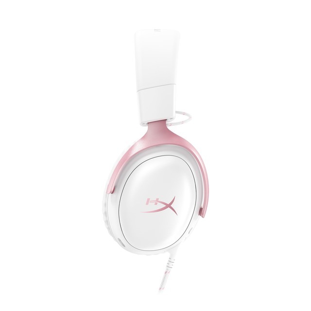 HyperX全新推出Cloud III (Pink)飓风3游戏耳机(雾光粉)