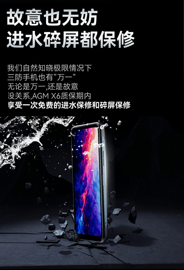 轻薄5G三防手机正式发布，AGM X6售价2799元